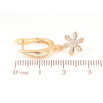 Серьги Xuping Позолота 18K английский замок Снежинки фото №2 Серьги Xuping Позолота 18K английский замок Снежинки фото №2
