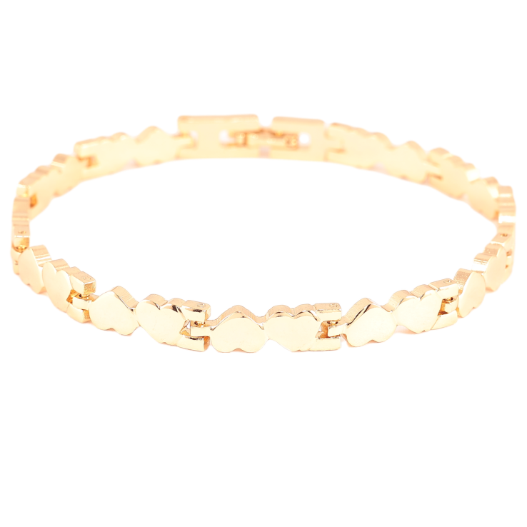 Браслет Xuping Позолота 18K Сердечки длина 20см х 5мм фото №17 Браслет Xuping Позолота 18K Сердечки длина 20см х 5мм фото №17