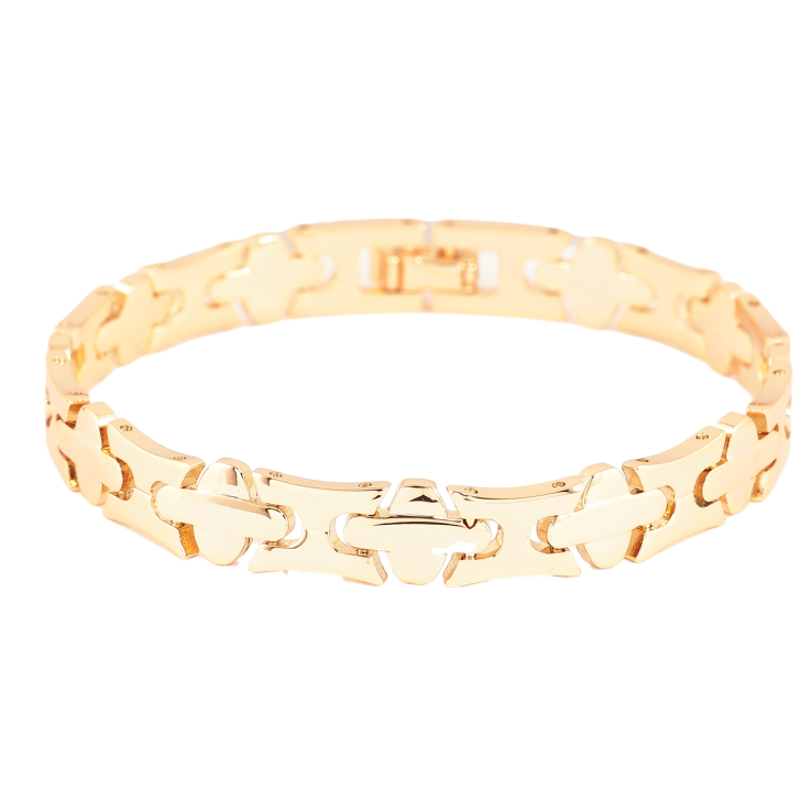 Браслет Xuping Позолота 18K Декоративный узор длина 19см х 8мм фото №19 Браслет Xuping Позолота 18K Декоративный узор длина 19см х 8мм фото №19