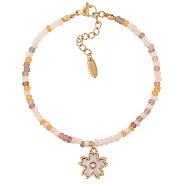 Браслет Xuping ТТМ Stainless Steel колір 14К «Різнокольоровий бісер з підвіскою» з доп.ланцюгом 18.5-21.5см х 3мм фото №25