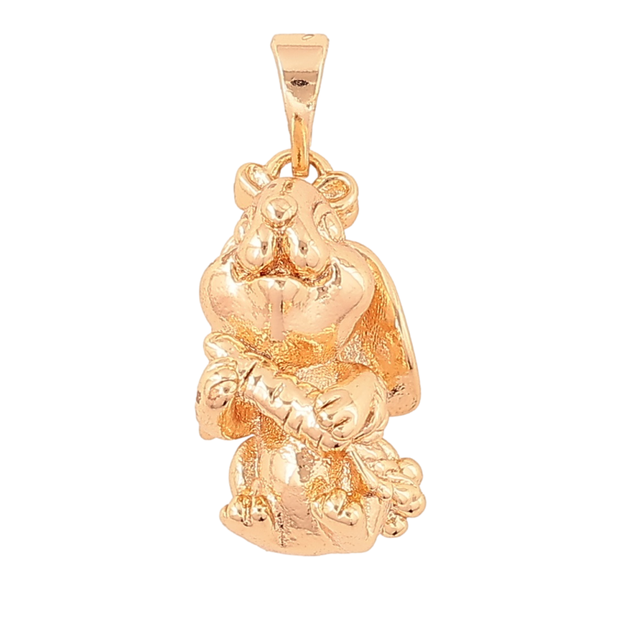 Кулон Xuping M&L Цвет 18К Кролик с морковкой для цепочки до 5мм фото №1