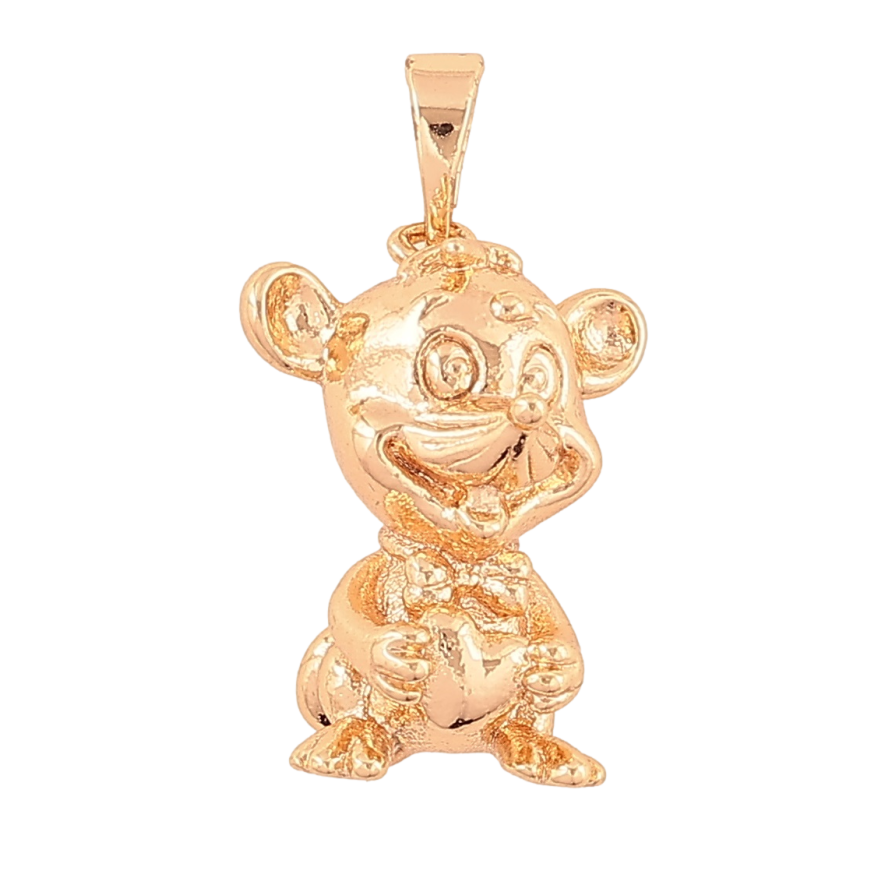 Кулон Xuping M&L Колір 18К Мишеня для ланцюжка до 5мм фото №1 Кулон Xuping M&L Колір 18К Мишеня для ланцюжка до 5мм фото №1