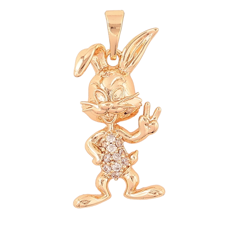 Кулон Xuping M&L Колір 18К Заєць для ланцюжка до 5мм фото №1 Кулон Xuping M&L Колір 18К Заєць для ланцюжка до 5мм фото №1