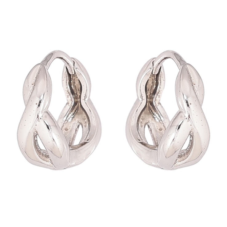 Серьги Xuping Родий колечки Декоративный узор фото №19