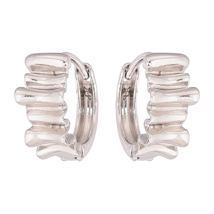 Серьги Xuping Родий колечки Декоративный узор фото №18