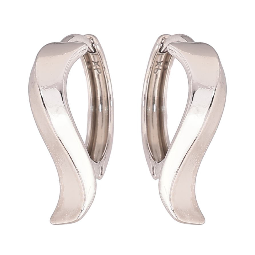 Серьги Xuping Родий колечки Декоративные фото №1