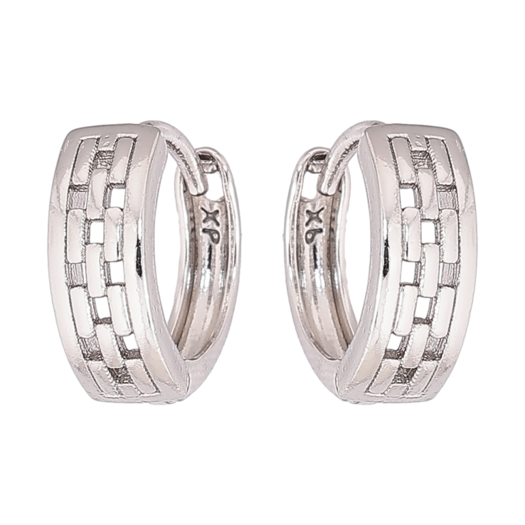 Серьги Xuping Родий колечки Декоративный узор фото №18 Серьги Xuping Родий колечки Декоративный узор фото №18