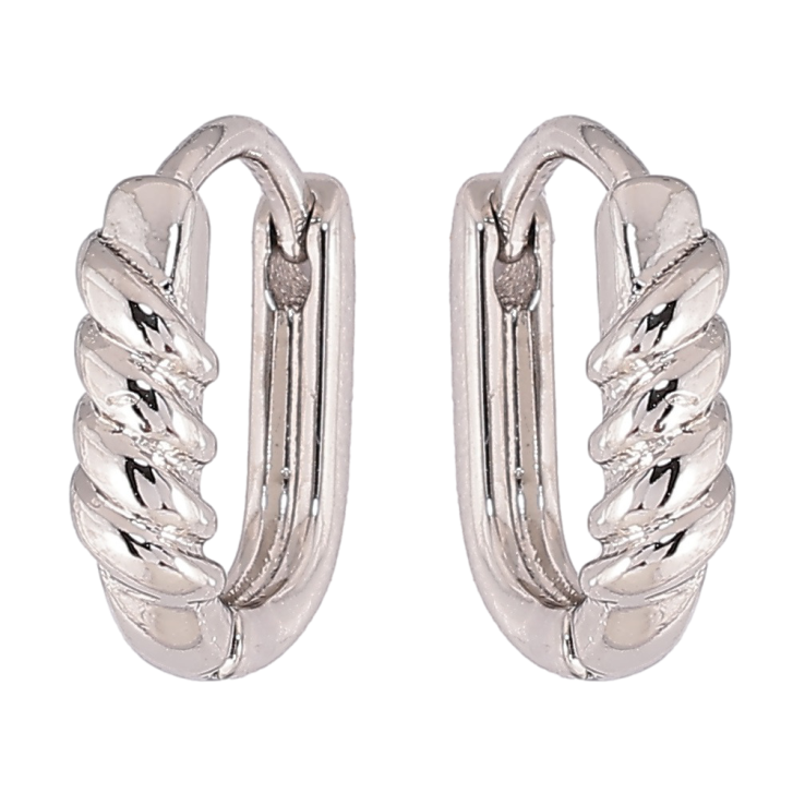 Серьги Xuping Родий колечки Декоративный узор фото №21