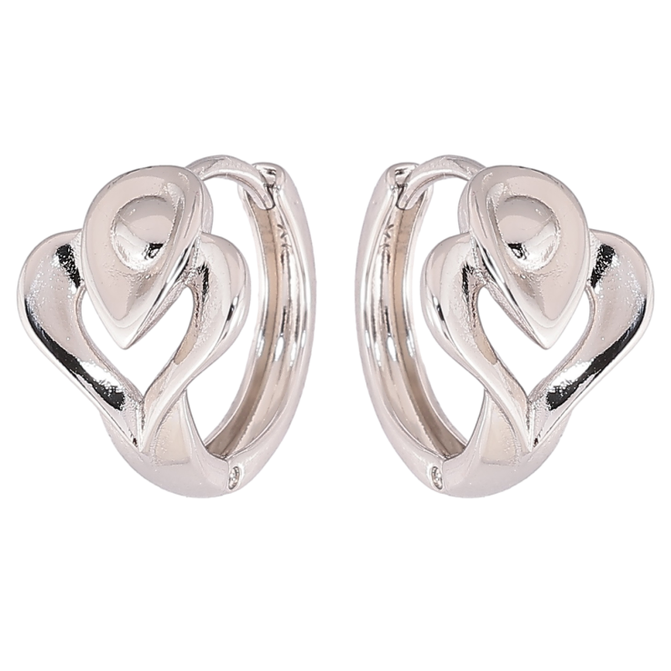 Серьги Xuping Родий колечки Декоративный узор фото №24 Серьги Xuping Родий колечки Декоративный узор фото №24