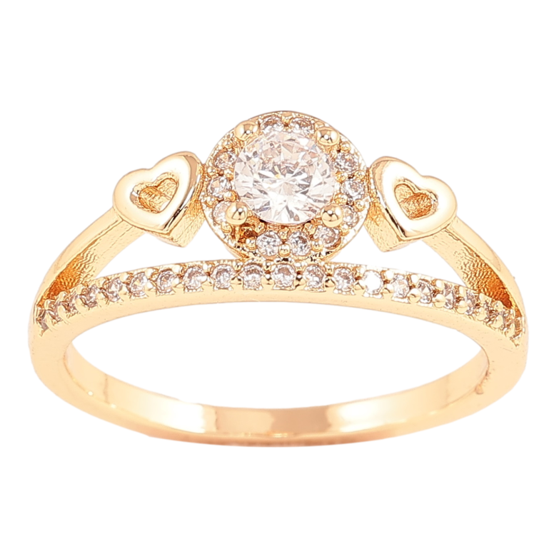 Каблучка Xuping M&L Колір 18К «Романтичний орнамент із кристалами» фото №1 Каблучка Xuping M&L Колір 18К «Романтичний орнамент із кристалами» фото №1