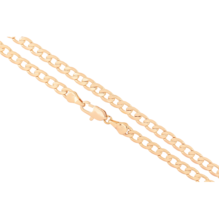 Ланцюжок Xuping M&L Колір 18К «Плетіння Панцирне» довжина 45см х 4мм фото №13