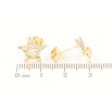 Серьги Xuping Позолота 18K пусеты Звезды фото №2
