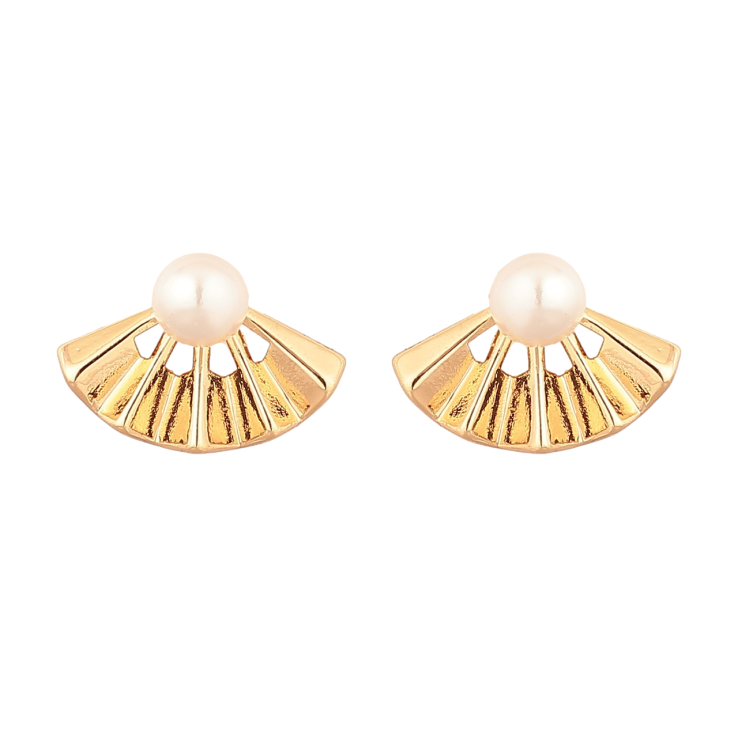 Серьги Xuping Позолота 18K пусеты Узор с жемчужинами фото №13