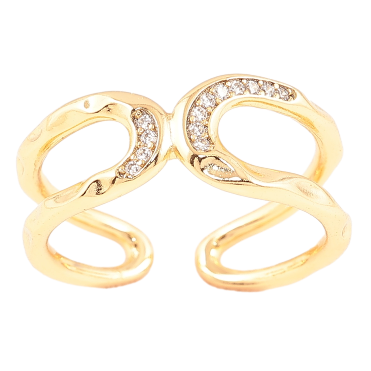 Кольцо Xuping Позолота 18K Декоративный узор с кристаллами фото №12 Кольцо Xuping Позолота 18K Декоративный узор с кристаллами фото №12