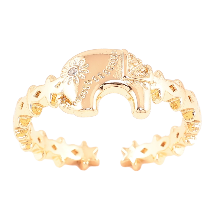 Кольцо Xuping Позолота 18K Слон фото №8 Кольцо Xuping Позолота 18K Слон фото №8