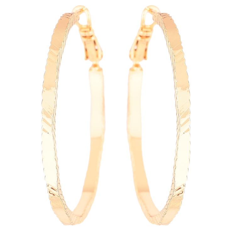 Серьги Xuping Позолота 18K кольца (конго) Декоративный узор ø 4см фото №25 Серьги Xuping Позолота 18K кольца (конго) Декоративный узор ø 4см фото №25