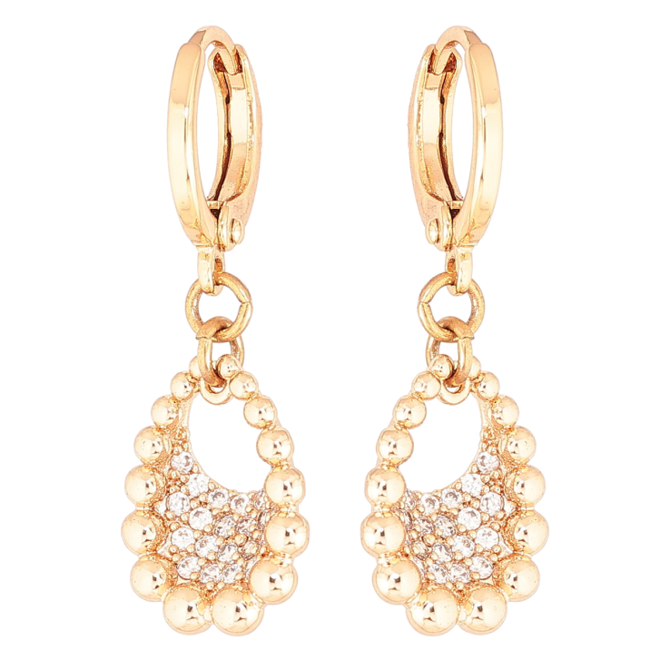 Серьги Xuping M&L Цвет 18K подвески на колечках Декоративные подвески с кристаллами фото №8 Серьги Xuping M&L Цвет 18K подвески на колечках Декоративные подвески с кристаллами фото №8