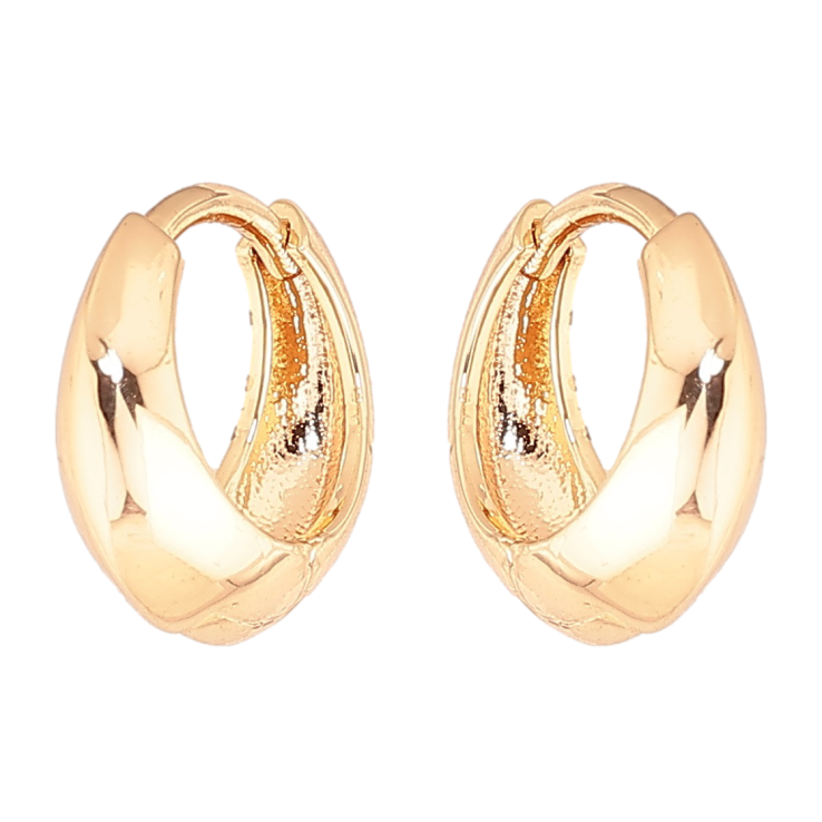 Серьги Xuping M&L Цвет 18K колечки Декоративные фото №2 Серьги Xuping M&L Цвет 18K колечки Декоративные фото №2