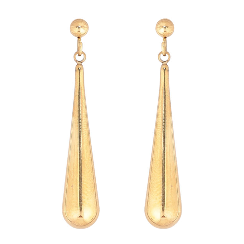 Серьги Xuping TTM Stainless Steel цвет 14К пусеты Декоративные подвески фото №1