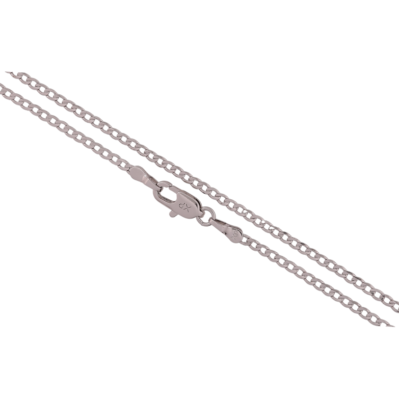 Цепочка Xuping Родий Плетение Панцирное длина 60см х 2мм фото №1