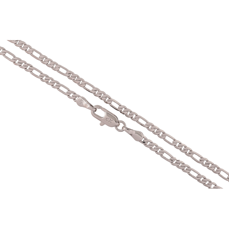 Ланцюжок Xuping Родій «Плетіння Фігаро» довжина 54см х 2.5мм фото №15 Ланцюжок Xuping Родій «Плетіння Фігаро» довжина 54см х 2.5мм фото №15