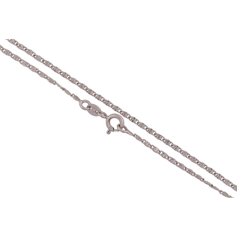 Цепочка Xuping Родий Плетение Улитка перекрученная длина 45см х 2мм фото №1