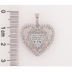 Кулон Xuping Родій «Різьблене сердечко з кристалами» для ланцюжка до 5мм фото №2 Кулон Xuping Родій «Різьблене сердечко з кристалами» для ланцюжка до 5мм фото №2