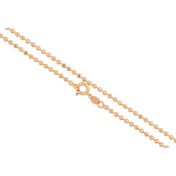 Цепочка Xuping Позолота 18K Плетение Перлина длинна 45см х 2мм фото №11 Цепочка Xuping Позолота 18K Плетение Перлина длинна 45см х 2мм фото №11