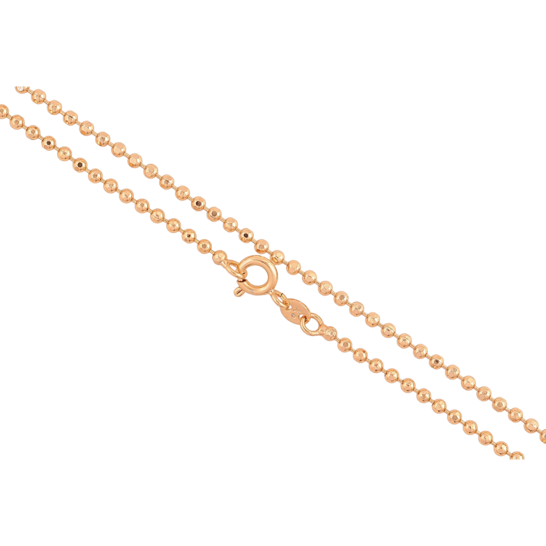 Ланцюжок Xuping Позолота 18K «Плетіння Перлина» довжина 45см х 2мм фото №1