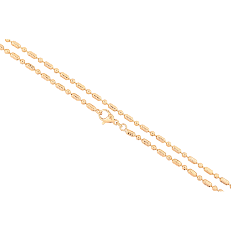 Цепочка Xuping Позолота 18K Плетение Перлина длинна 45см х 2.5мм фото №1