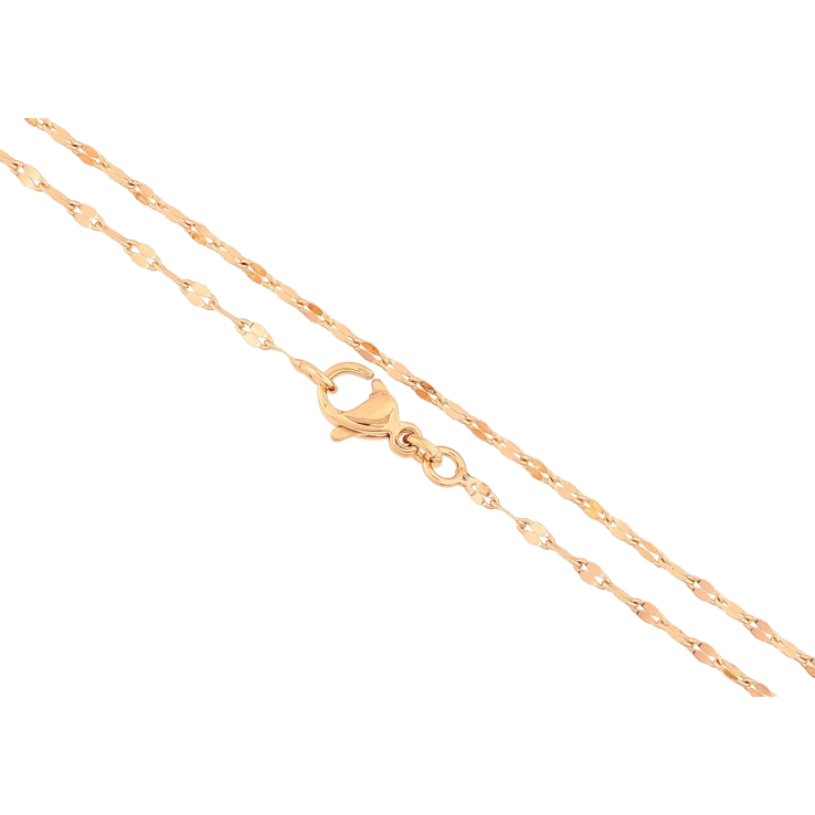 Цепочка Xuping Позолота 18K Плетение Фантазийное длинна 44см х 2мм фото №13 Цепочка Xuping Позолота 18K Плетение Фантазийное длинна 44см х 2мм фото №13