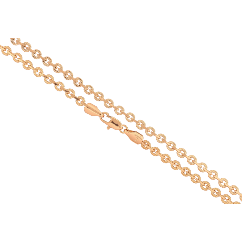 Ланцюжок Xuping Позолота 18K «Плетіння Фантазійне» довжина 45см х 5мм фото №1 Ланцюжок Xuping Позолота 18K «Плетіння Фантазійне» довжина 45см х 5мм фото №1