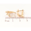 Серьги Xuping Позолота 18K английский замок Граненные кристаллы фото №2 Серьги Xuping Позолота 18K английский замок Граненные кристаллы фото №2