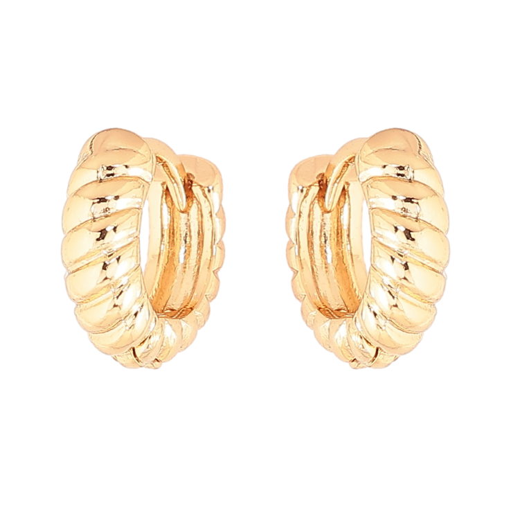 Серьги Xuping Позолота 18K колечки Декоративный узор фото №12