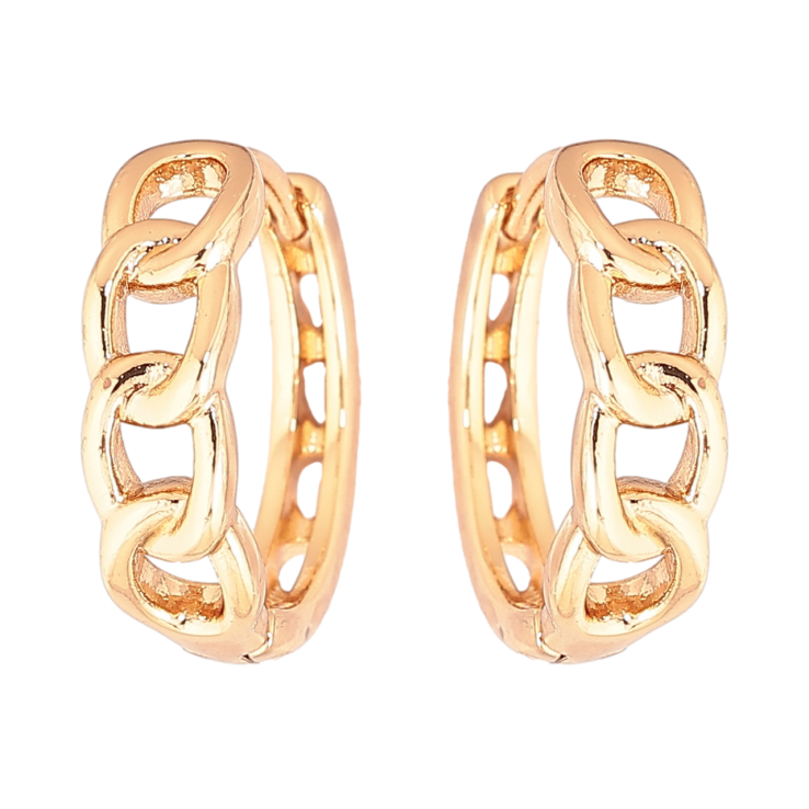 Сережки Xuping Позолота 18K колечка «Різьблений візерунок» фото №23 Сережки Xuping Позолота 18K колечка «Різьблений візерунок» фото №23