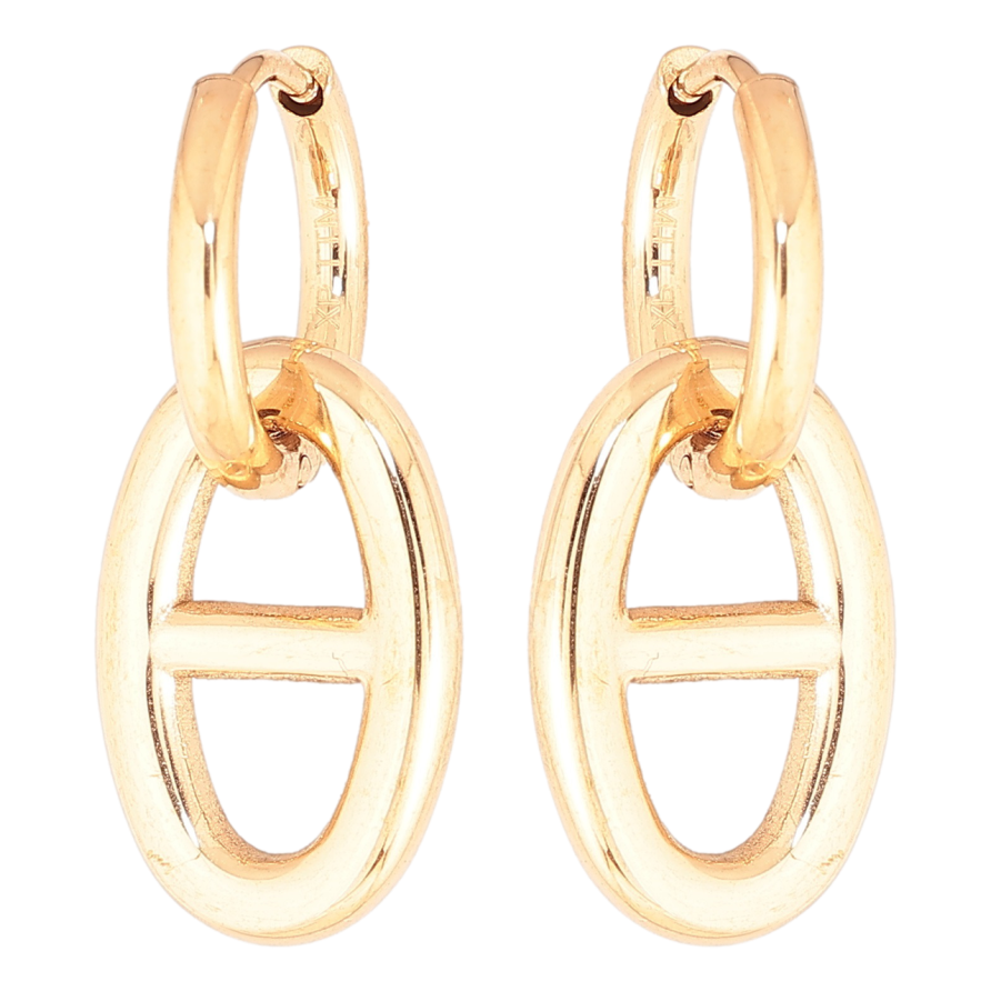 Серьги Xuping Позолота 18K подвески на колечках Декоративные подвески 2 в 1 фото №1 Серьги Xuping Позолота 18K подвески на колечках Декоративные подвески 2 в 1 фото №1