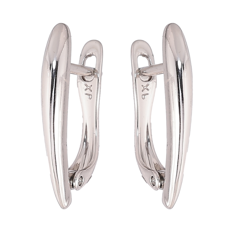 Сережки Xuping Родій англійський замок «Декоративні» фото №1 Сережки Xuping Родій англійський замок «Декоративні» фото №1