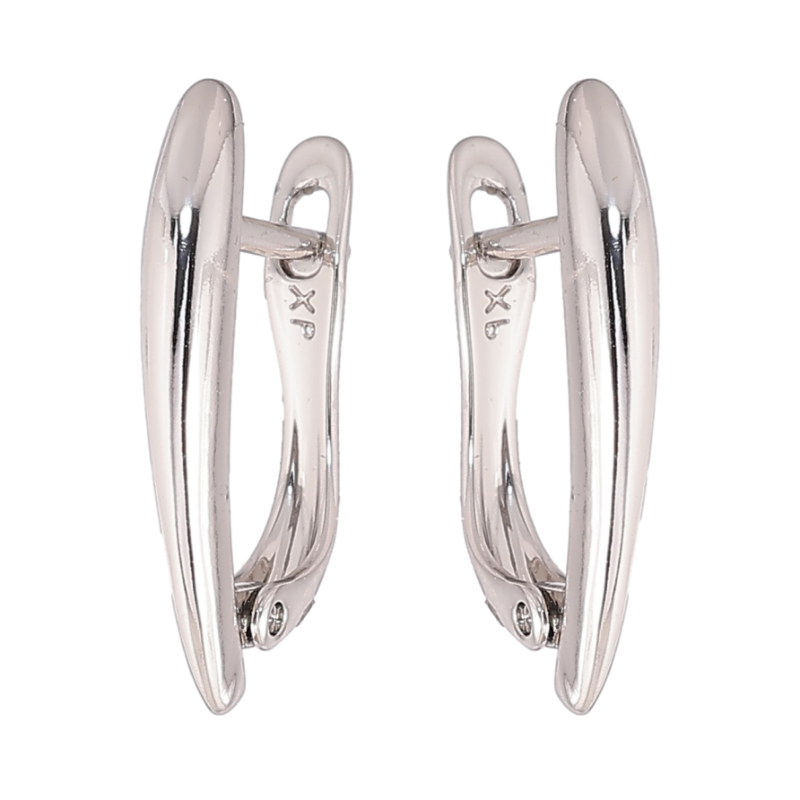 Серьги Xuping Родий английский замок Декоративные фото №1 Серьги Xuping Родий английский замок Декоративные фото №1