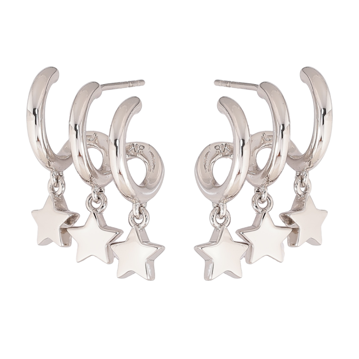 Сережки Xuping Родій пусети «Зоряні підвіски» фото №22