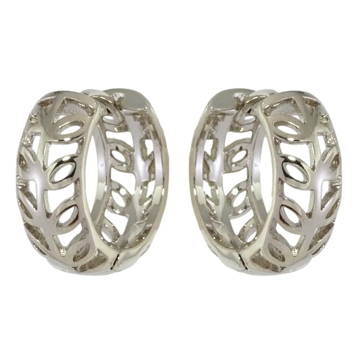Серьги Xuping Родий колечки Веточки фото №23