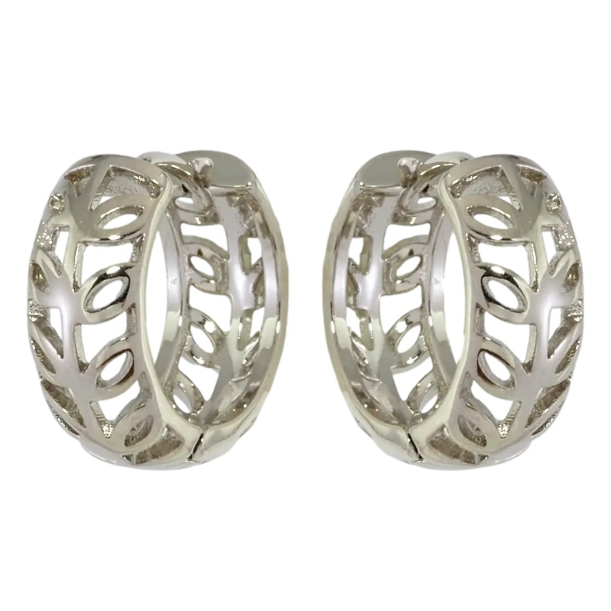 Серьги Xuping Родий колечки Веточки фото №1 Серьги Xuping Родий колечки Веточки фото №1