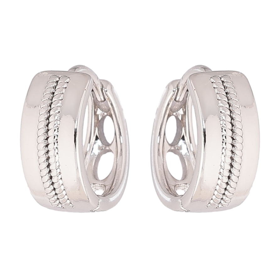 Серьги Xuping Родий колечки Декоративный узор фото №1