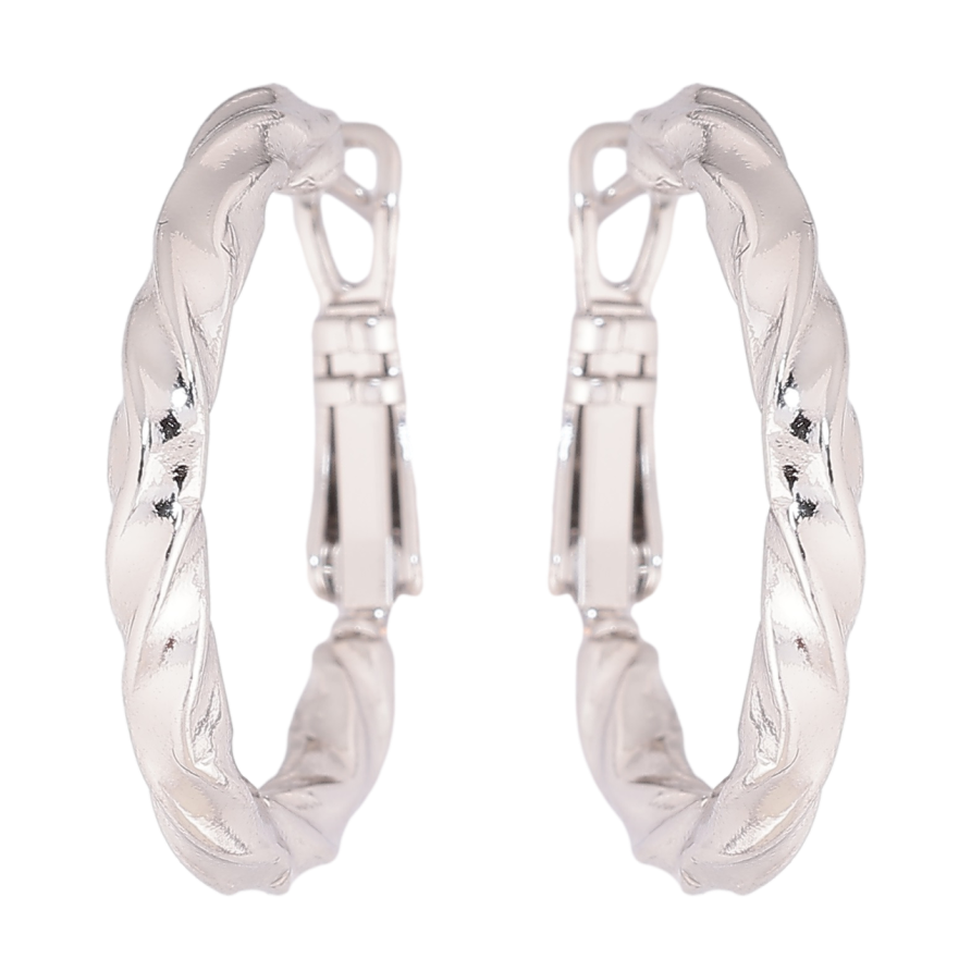 Сережки Xuping Родій кільця (конго) «Декоративний візерунок» ø 2.5см фото №1 Сережки Xuping Родій кільця (конго) «Декоративний візерунок» ø 2.5см фото №1