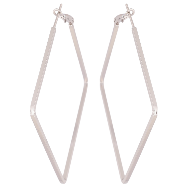 Сережки Xuping Родій італійський замок «Квадратні» 5х5см фото №22