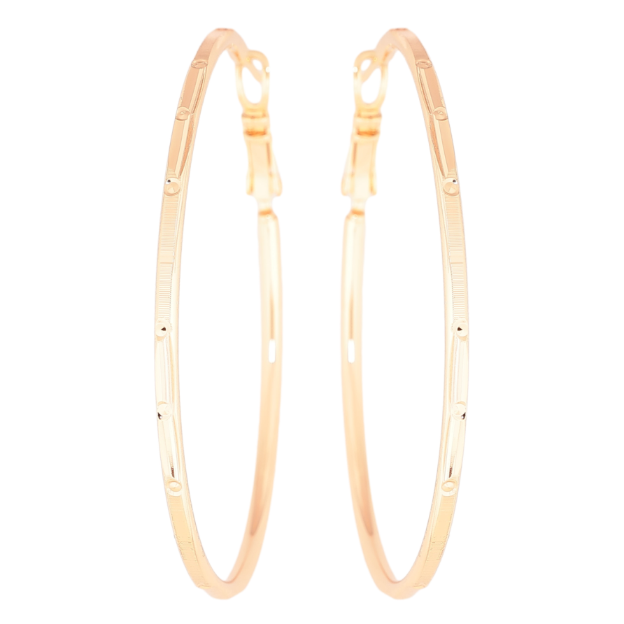 Серьги Xuping M&L Цвет 18K кольца (конго) Декоративный узор ø 5см фото №1 Серьги Xuping M&L Цвет 18K кольца (конго) Декоративный узор ø 5см фото №1