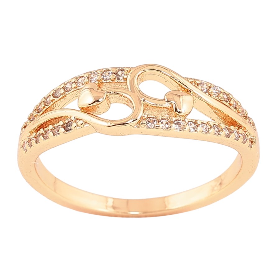 Кольцо Xuping M&L Цвет 18К Декоративный узор с кристаллами фото №1 Кольцо Xuping M&L Цвет 18К Декоративный узор с кристаллами фото №1