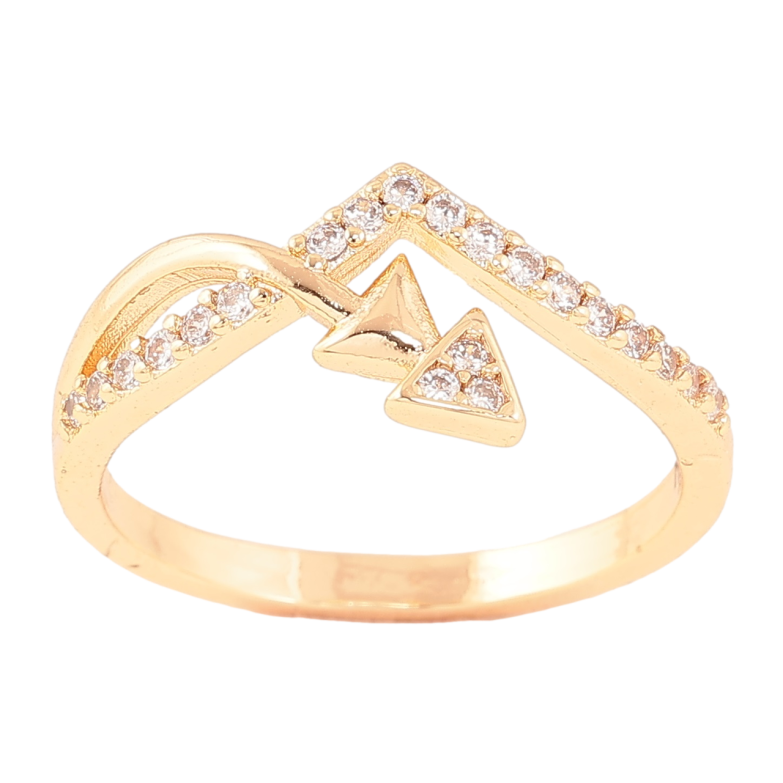 Кольцо Xuping M&L Цвет 18К Узор с кристаллами фото №2 Кольцо Xuping M&L Цвет 18К Узор с кристаллами фото №2