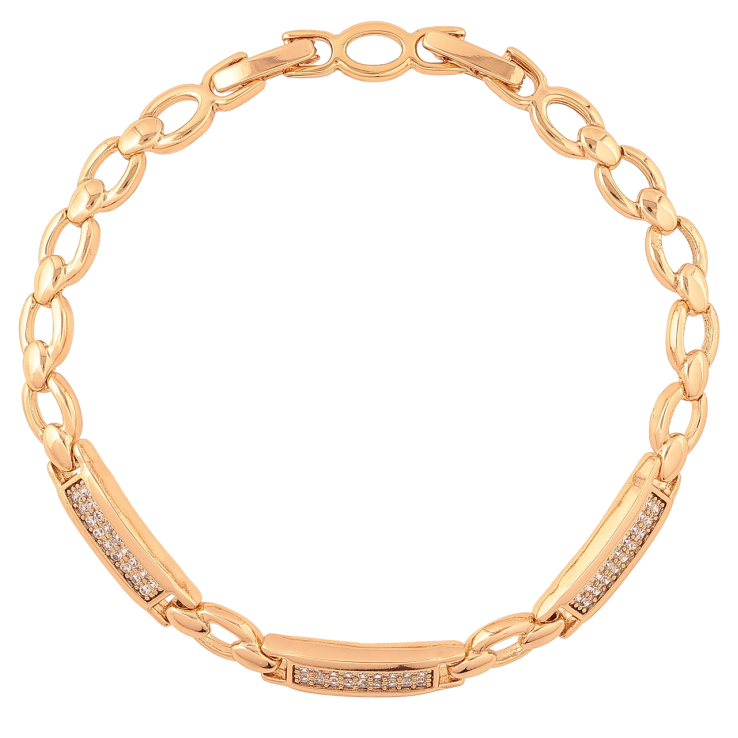 Браслет Xuping Позолота 18K Дорожки кристаллов размер с доп.замком 17,19см х 5мм фото №10 Браслет Xuping Позолота 18K Дорожки кристаллов размер с доп.замком 17,19см х 5мм фото №10