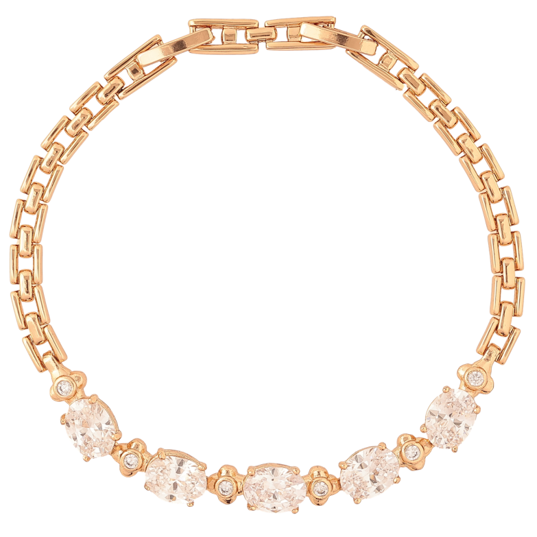 Браслет Xuping Позолота 18K «Вставка з кристалів» розмір з доп.замком 17,19.5см х 4мм фото №1 Браслет Xuping Позолота 18K «Вставка з кристалів» розмір з доп.замком 17,19.5см х 4мм фото №1