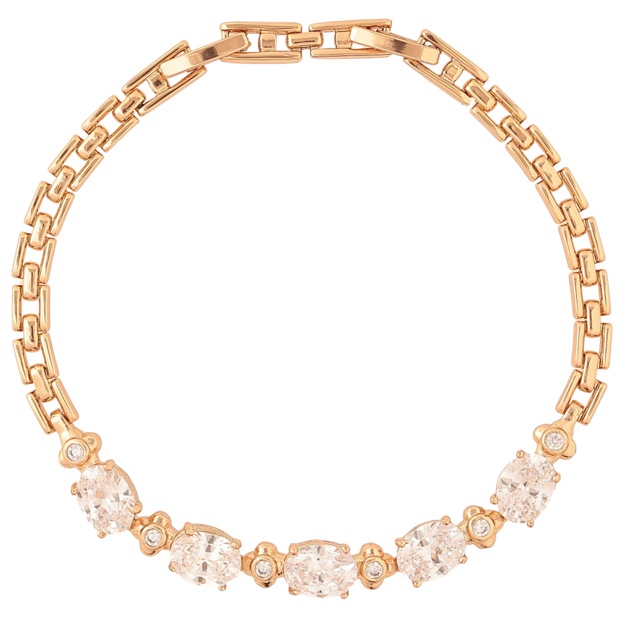 Браслет Xuping Позолота 18K Вставка из кристаллов размер с доп.замком 17,19.5см х 4мм фото №1 Браслет Xuping Позолота 18K Вставка из кристаллов размер с доп.замком 17,19.5см х 4мм фото №1